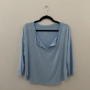 american eagle soft & sexy button down t shirt